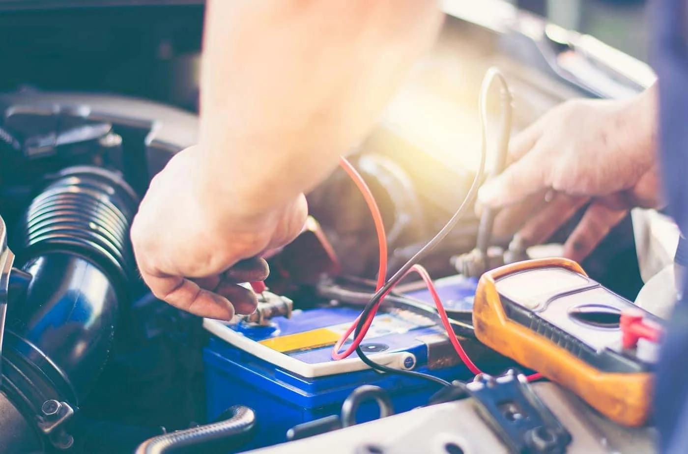 Car battery service at Albany Motorcars