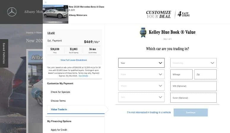 Structure your payment and financing online
