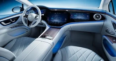 Luxurious Mercedes-Benz EQ interior