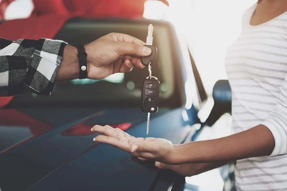 Customer selling their car to Albany Motorcars